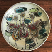 Ceramic table middle of Lega Faenza Italy 1960s