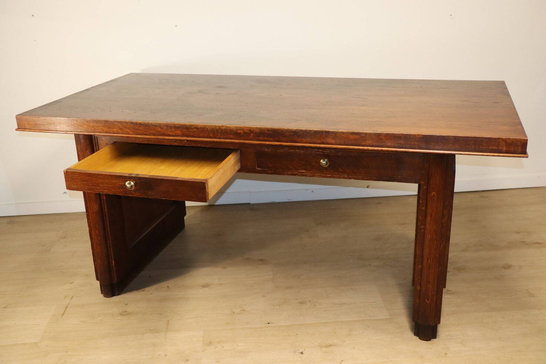 Bureau Moderniste en chêne époque Art Déco, 1940