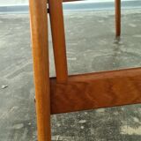 Vintage teak Danish Design adjustable table by Trioh Denmark .