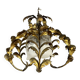 Gilded brass chandelier from the 1920s-1930s