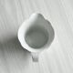 Saucière, pot à lait en porcelaine blanche