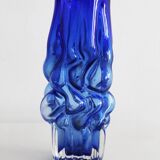 1960's Flower Vase by Pavel Hlava for Novy Bor Glasswork