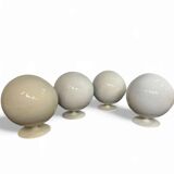 4 x chaise boule en fibre de verre années 1980