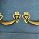 Pair of bronze handles signed L.PINET Art Nouveau