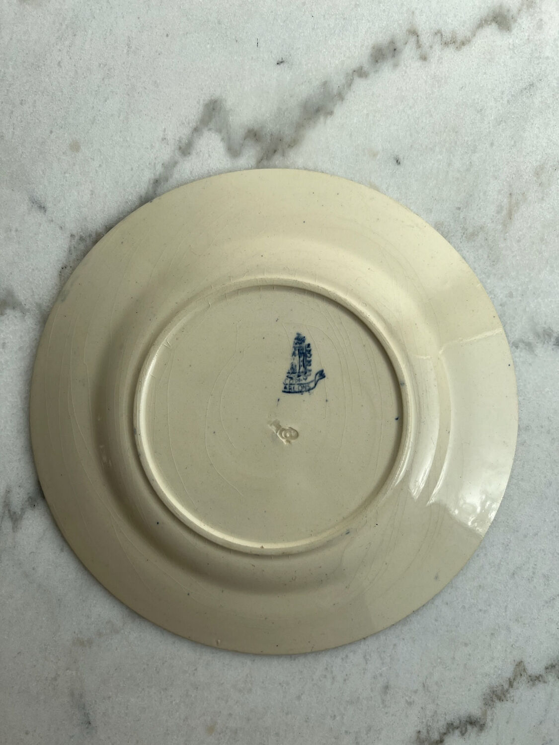 Gien plate - Model thistles