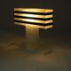 Lampe de table en plexiglas moderniste