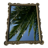 Antique bronze mirror