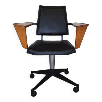Chaise de bureau Velca Legnano très rare des années 1950
