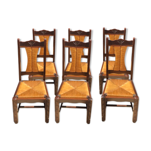 chaises paillées