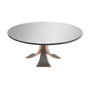 Table basse brutaliste - bronze