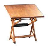 Wooden architect's table, 50s