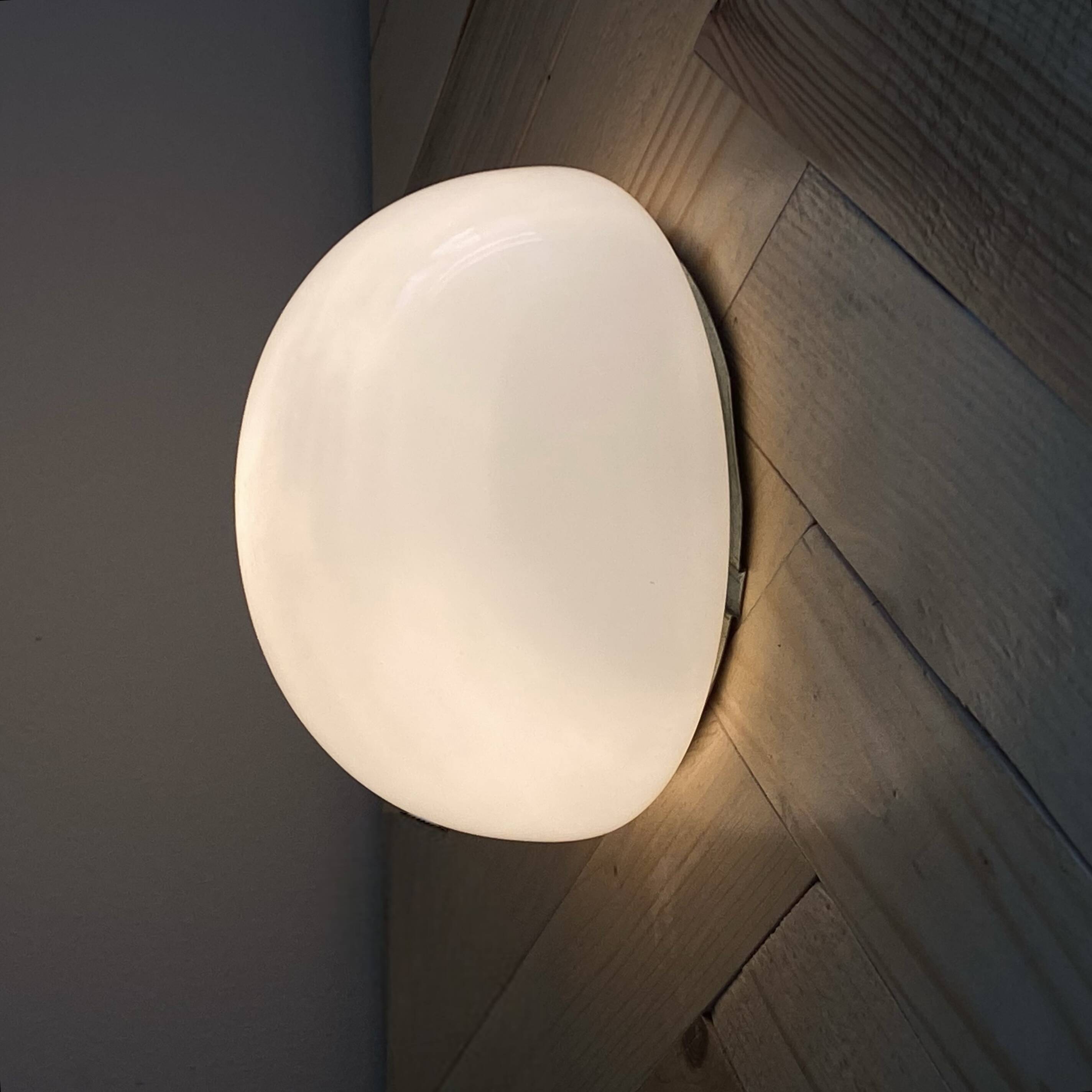 Small wall light ceiling light half spherical half moon 15 cm
