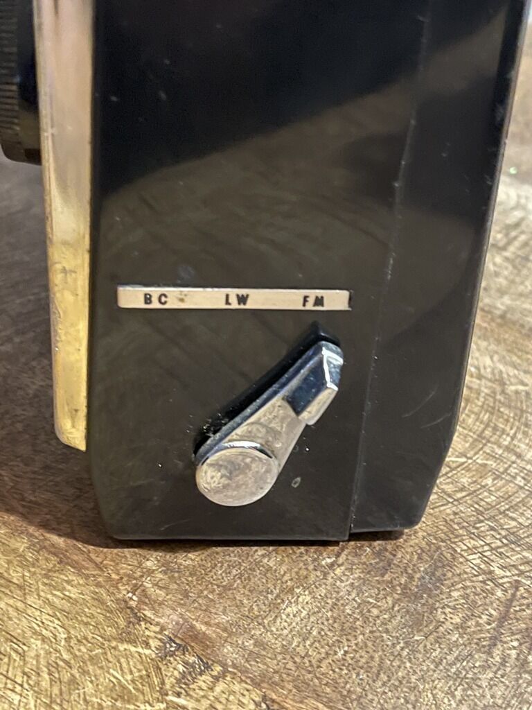 Silver vintage Japanese radio