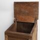 Antique French Oak Wall Salt Box, ca. 1850