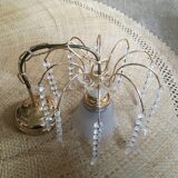 Hanging lamp with stamps