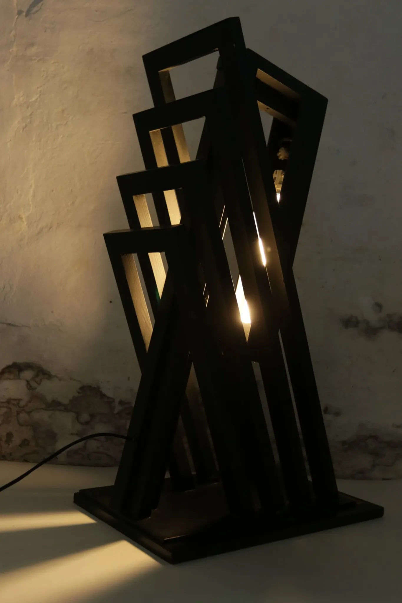 Lampe architecturale des années 80 Fedon R.