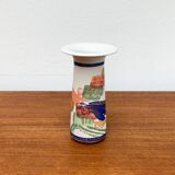 Vintage German ceramic vase Postmodern Alta Mira series by Gilbert Portanier for Rosenthal, 1980s.