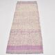Tapis Kilim rose et beige 2x6, 68x178 cm