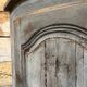 Eighteenth-century corner cabinet with a patina.