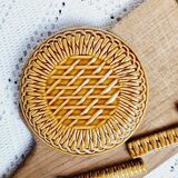 Set of 2 bottle mats and 11 Gien knife holders