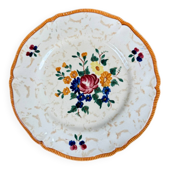 Set of 12 Longchamp dessert plates, Mistral decor