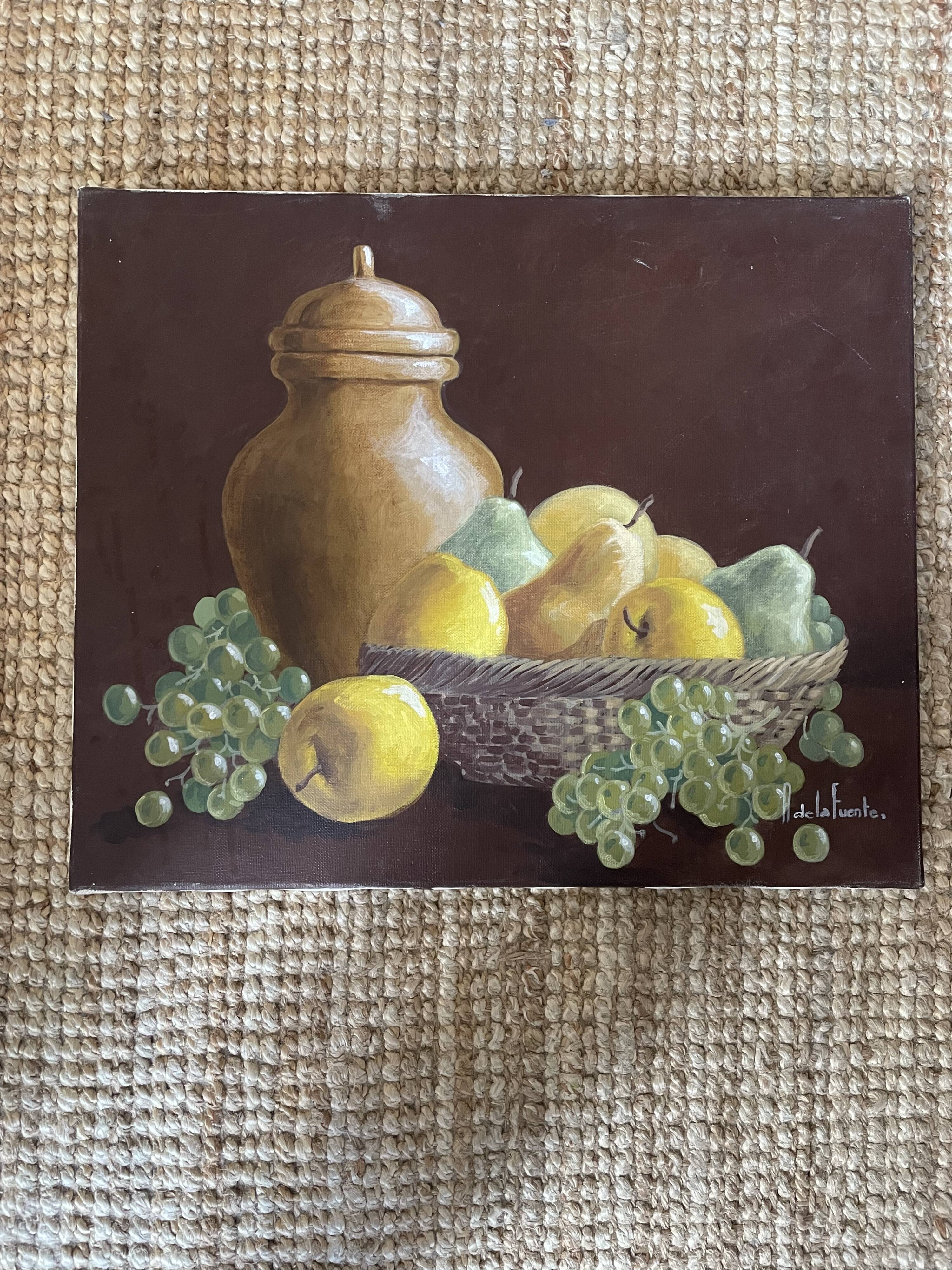 Set of 2 antique paintings