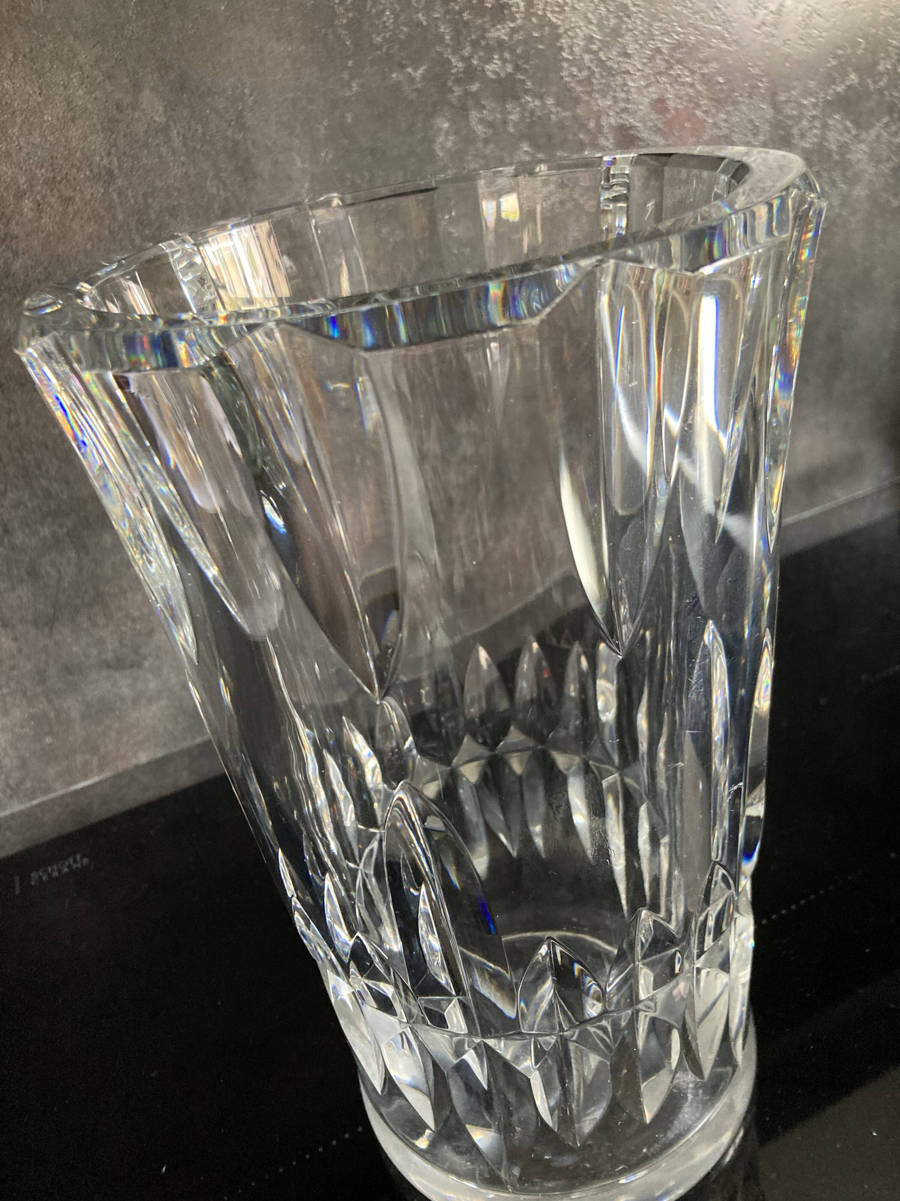 Baccarat crystal vase