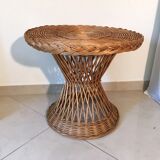 Wicker coffee table
