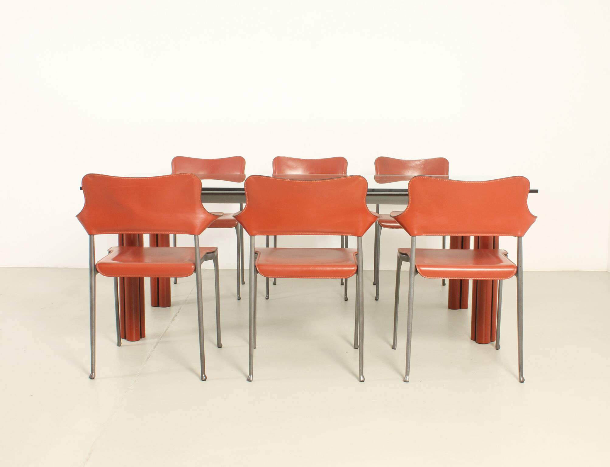 Set of six Kumo chairs by Toshiyuki Kita for Casas, Spain, 1989