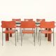 Set of six Kumo chairs by Toshiyuki Kita for Casas, Spain, 1989