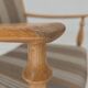 1970s, pair of Scandinavian armchairs, furniture wool, solid oak wood.