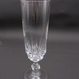 Lot of 6 mismatched champagne flutes