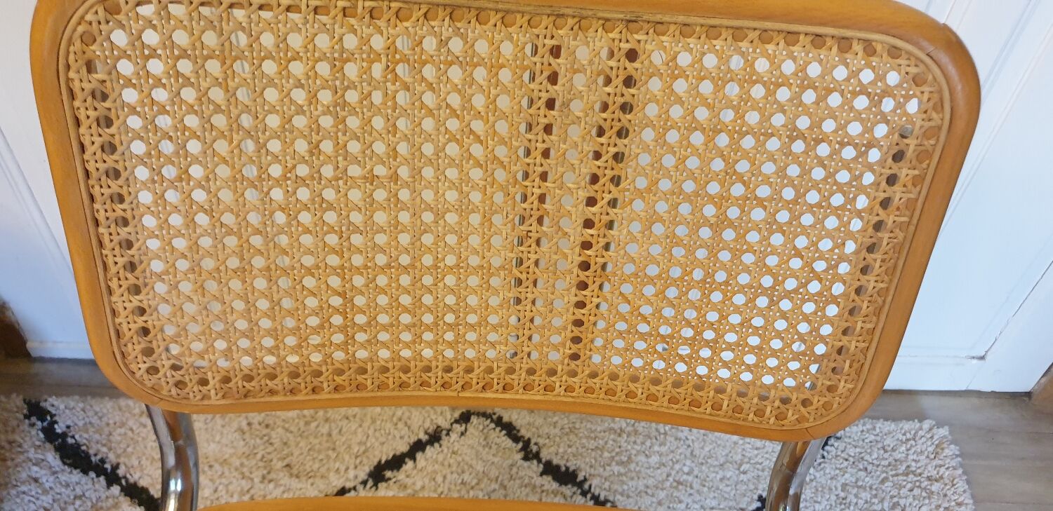 Pair of Cesca B32 Breuer chairs