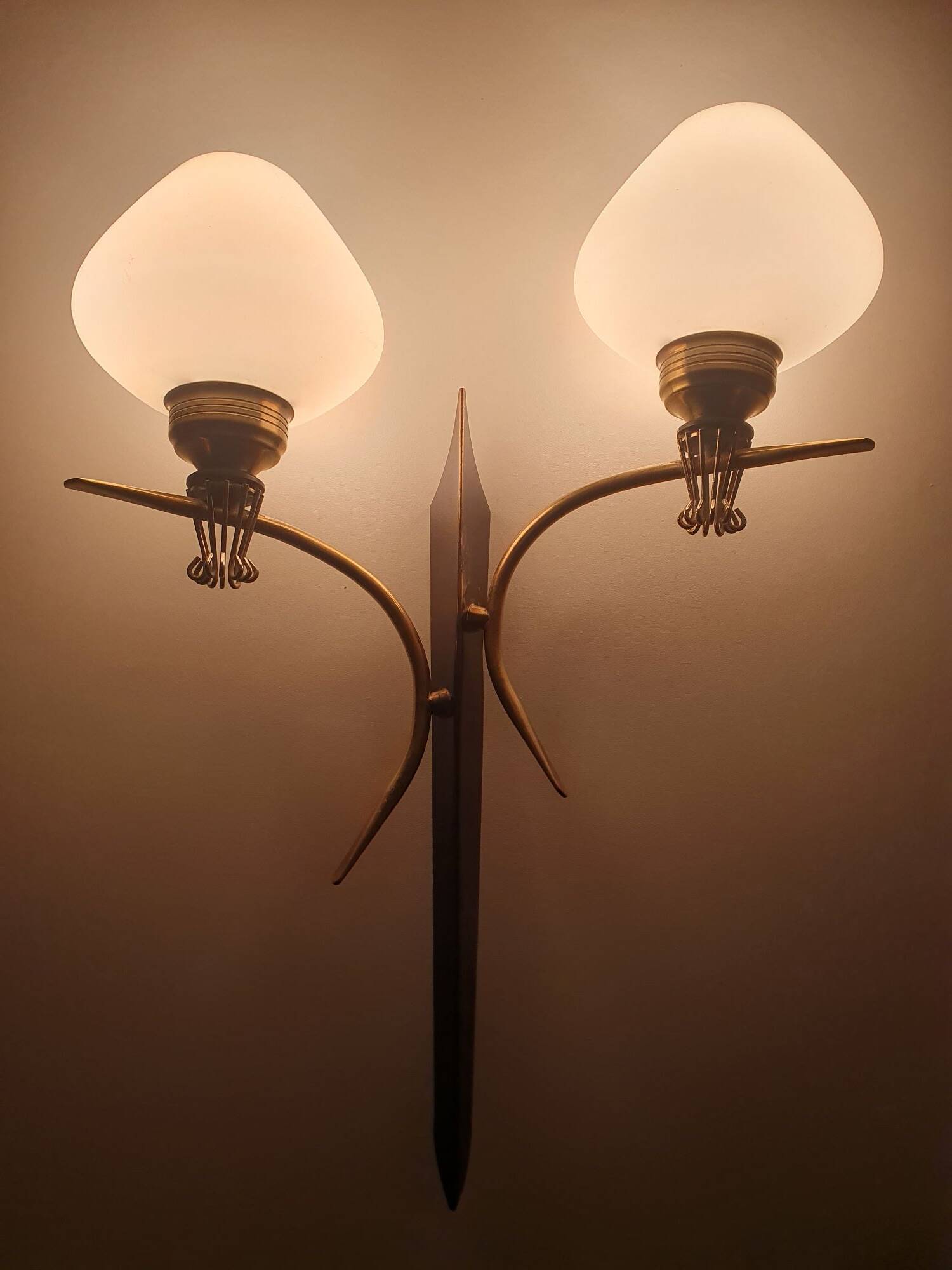 Large Arlus France wall light