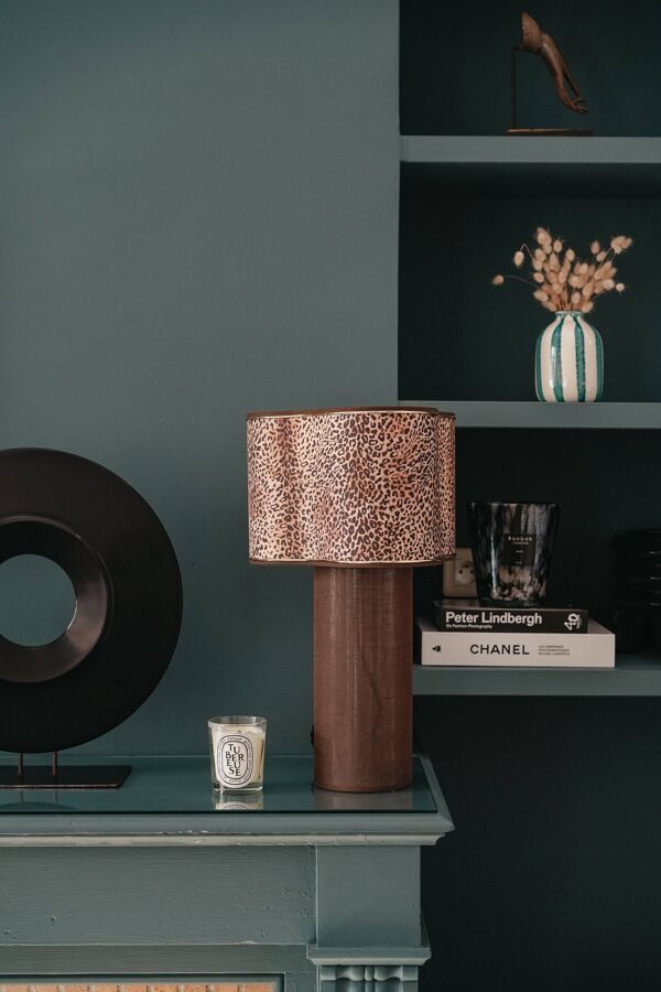 Lampe sergio - imprimé léopard
