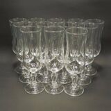 Set of 12 champagne flutes