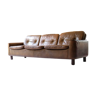 Sigurd Ressel, 3-Seater Sofa in Buffalo Leather, Model 125 for Vatne, Norway 1970's