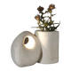 Sculptural vase lamp from Pierre du Gard, carved, 1970s design by Albert Tormos.