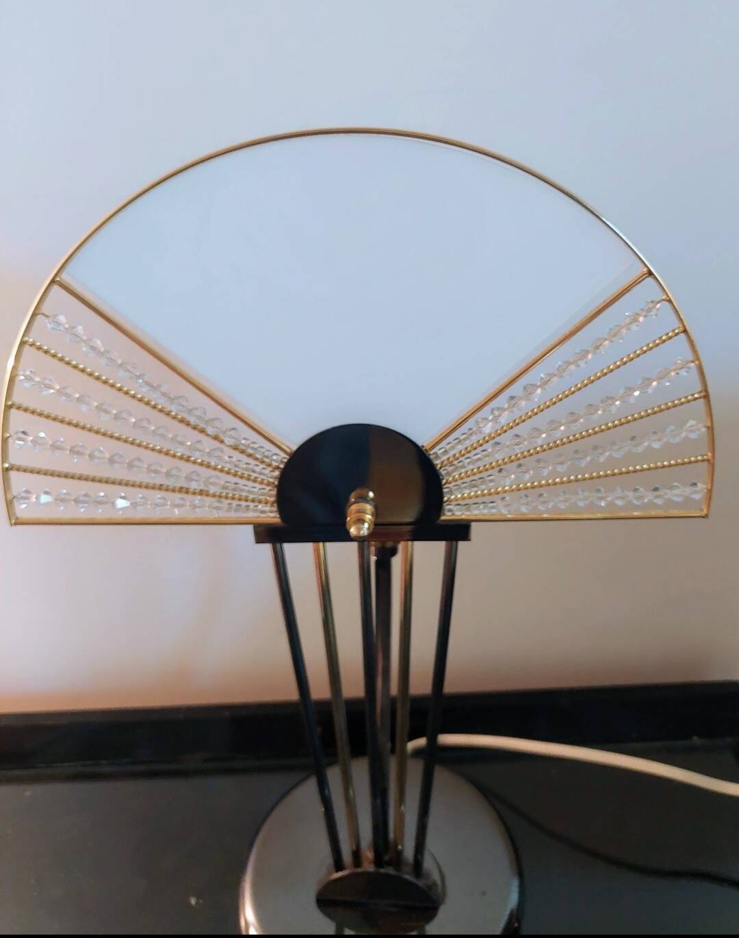Pair of art deco lamps