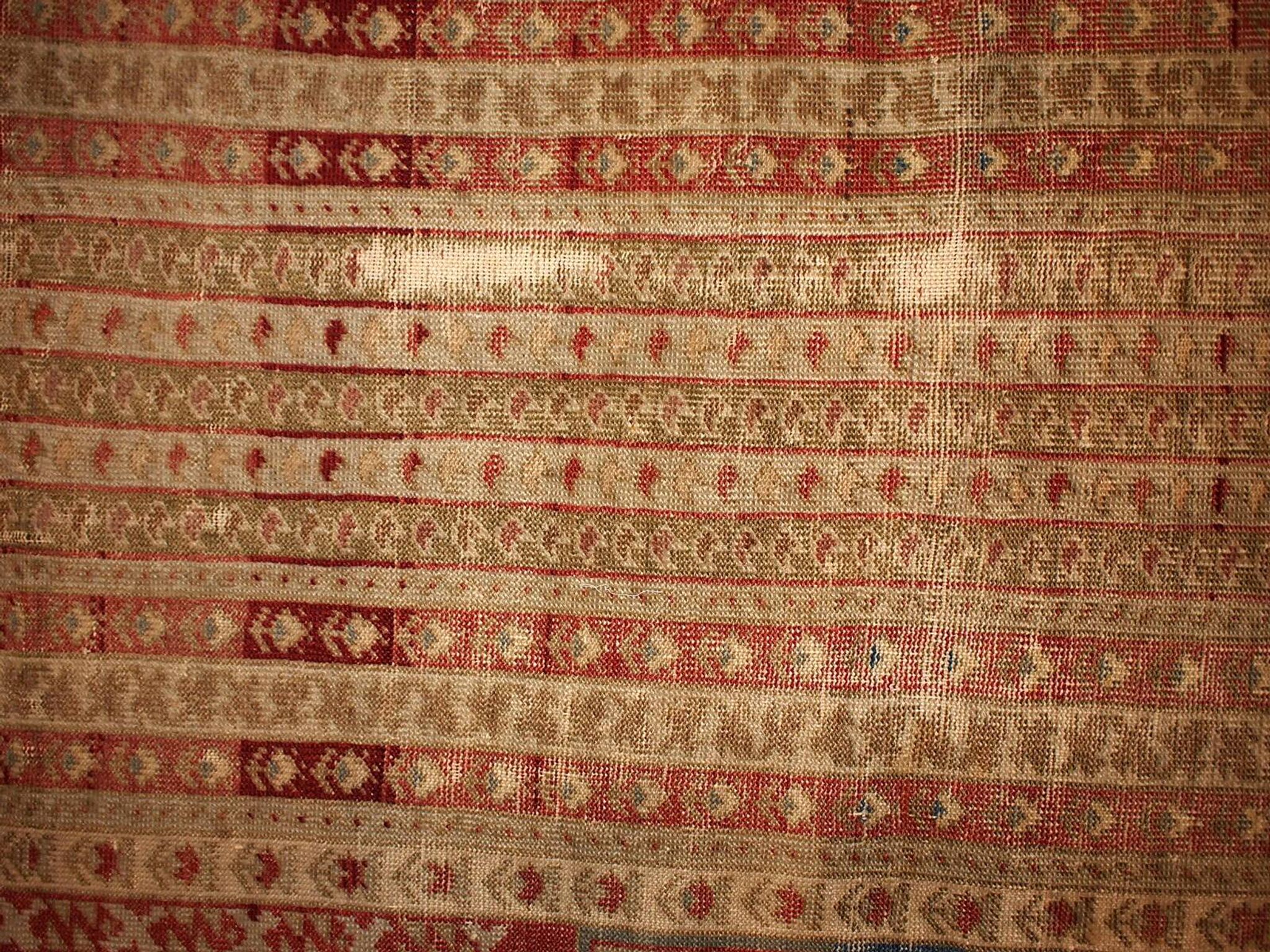 Handmade antique Turkish Ghurdes prayer rug 4.10' x 7.3' (152cm x 222cm) 1870s - 1B427