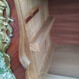 Pair of Louis XV style bedside tables with marble top