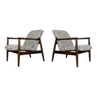 Fauteuils Bleus Personnalisables Par Edmund Homa, 1960