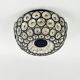 Large Mid-Century Glass Ceiling Light from Limburg, Germany, 1960s