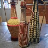 Set of 3 scoubidou bottles