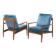 Paire de fauteuils par Grete Jalk pour France & Daverkosen, Danemark 1962