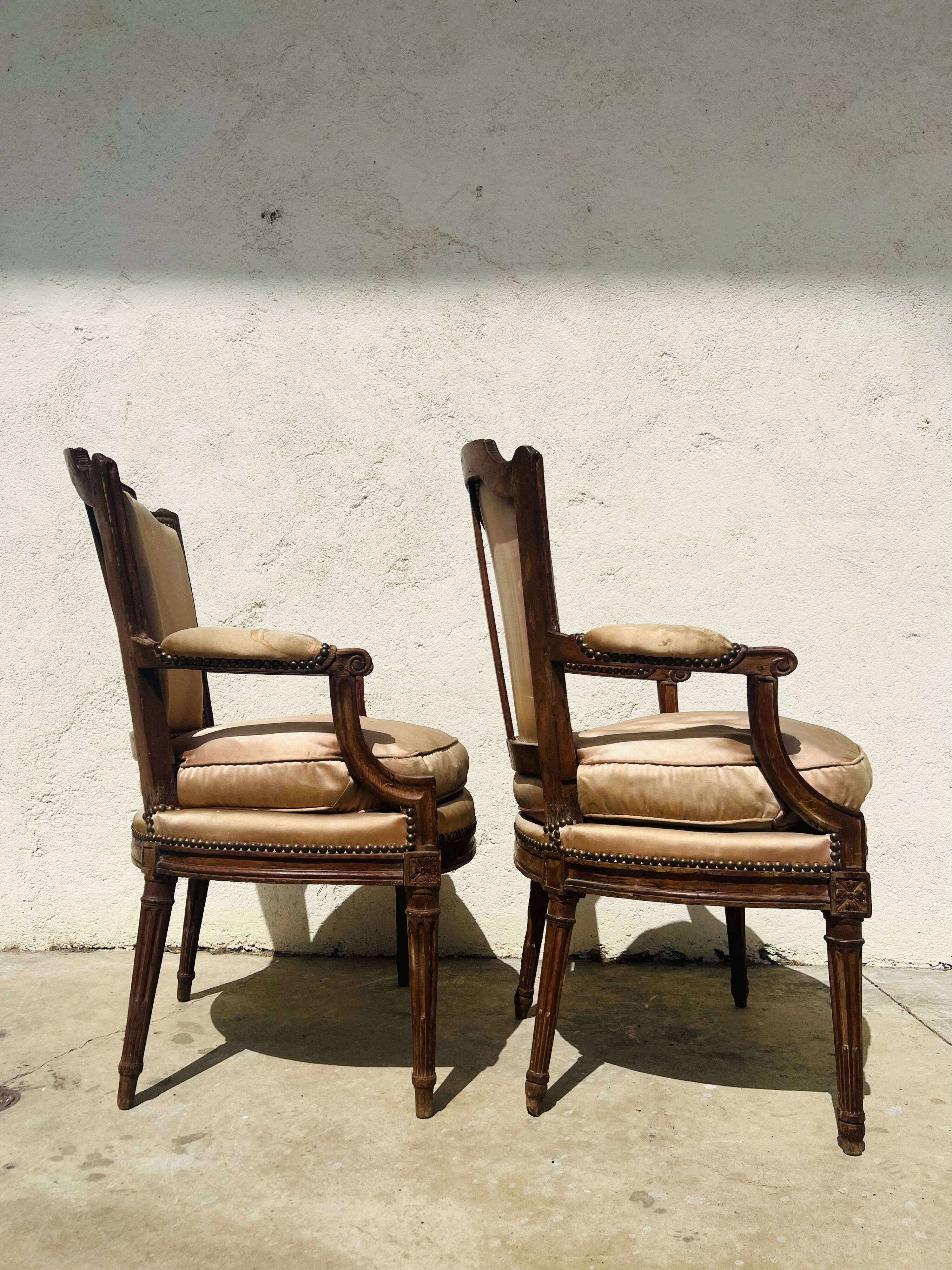 Pair of armchairs 18th