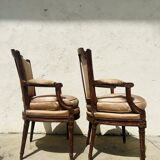 Paire de fauteuils 18 éme