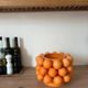 Ceramic cache-pot oranges from Sicily with oranges.
