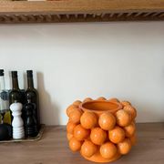 Cache-pot oranges Sicile en céramique avec des oranges