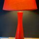 Red vintage lamp